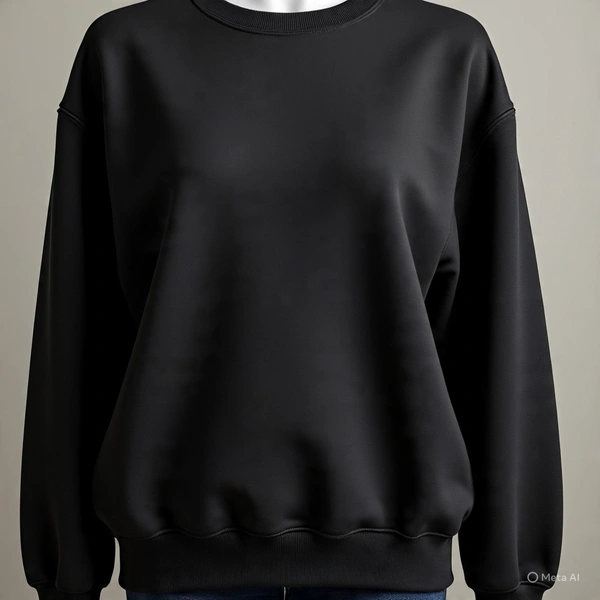 classic full sleeves sweetshirt with graphic print for unisex  - XL