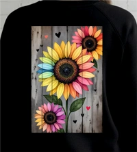 fancy designer with graphic print full sleeves sweeshirt foe womans - M