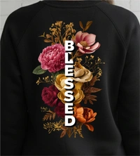 fancy designer with graphic print full sleeves sweeshirt foe womans - M