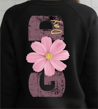 fancy designer with graphic print full sleeves sweeshirt foe womans - XL