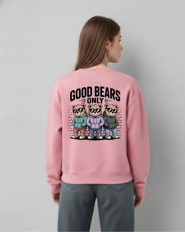 fancy designer with graphic print full sleeves sweetshirt for womans - XL