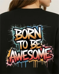 fancy designer with graphic print full sleeves sweetshirt for womans - XL