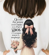 fancy designer with graphic print full sleeves sweetshirt for womans - S