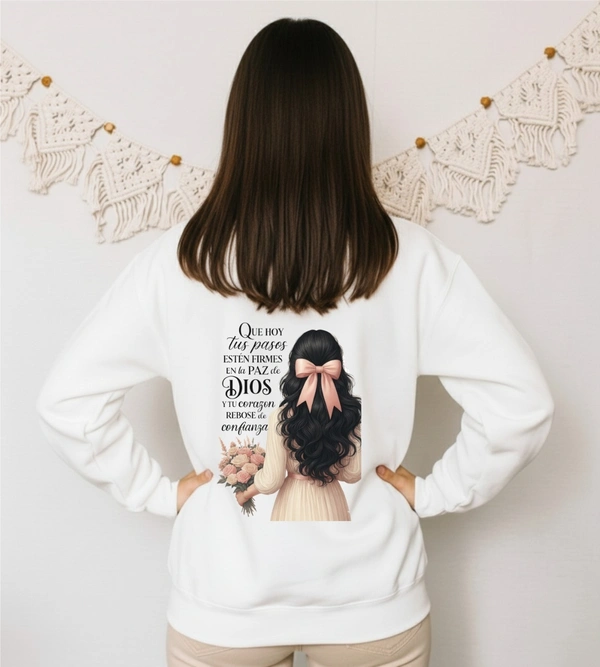 fancy designer with graphic print full sleeves sweetshirt for womans - S