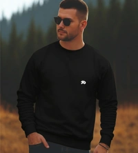 classic full sleeves sweetshirt with graphic print for unisex - S