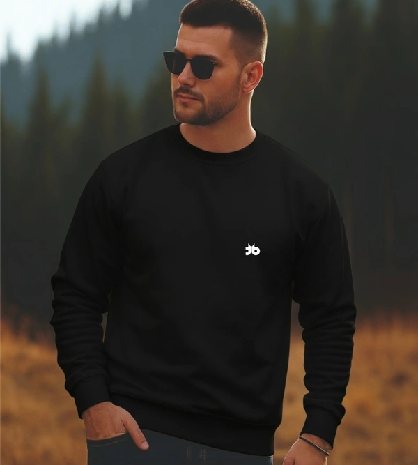 classic full sleeves sweetshirt with graphic print for unisex - S