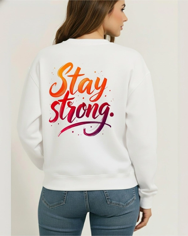 classics full sleeves sweatshirt with graphic print for unisex - L