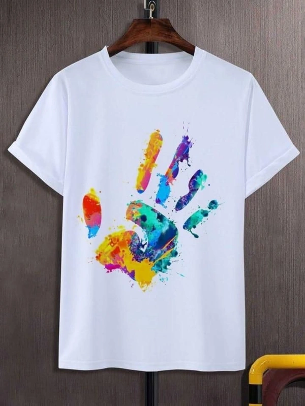 Happy Holi Special T-Shirt In Heavy Fabric for Men and Women (Unisex) - XXL