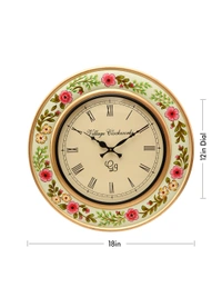 Round Wooden Handpainted 18 Inches - 12''X 18''