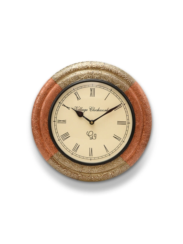 Dual Tone Brass and Copper 12 Inches