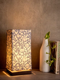 Smart Owl Lamp with Wooden base