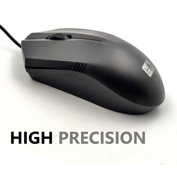 Heatz ZK09 Wired Keyboard & Mouse Combo - Black