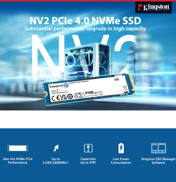 Kingston SSD KINGSTON NV2 Gen4 250gb NVMe