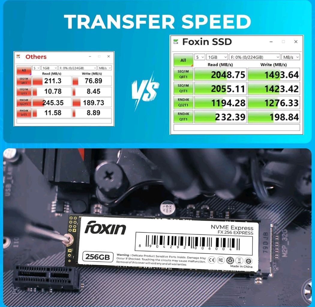 Foxin SSD 256GB NVME