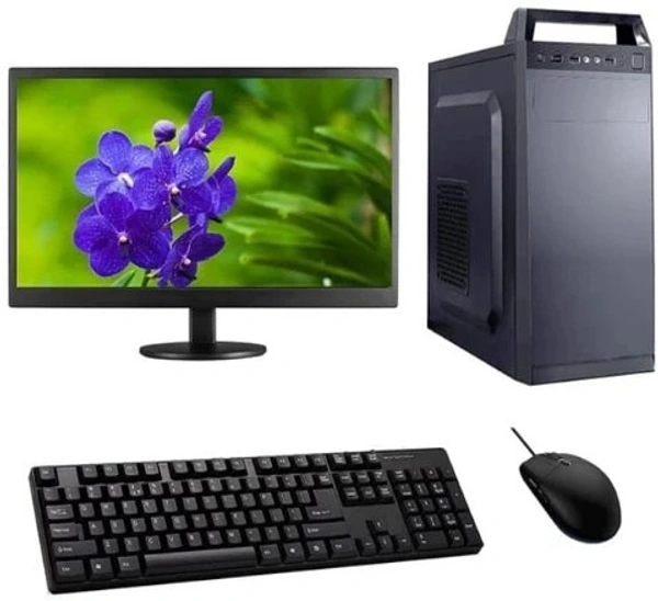 Assembled All-in-one Series Core i5 (4 GBDDR4/500 GB/120 GB SSD/Windows 10Home/18.5 Inch Screen/All-in-one Series Corei5 (4 GB DDR4/500GB/240 GB SSD/Windows10 Home/2 GB/18.5 Inch Screen/All-in-oneDesktop44) (Black)) (Black)