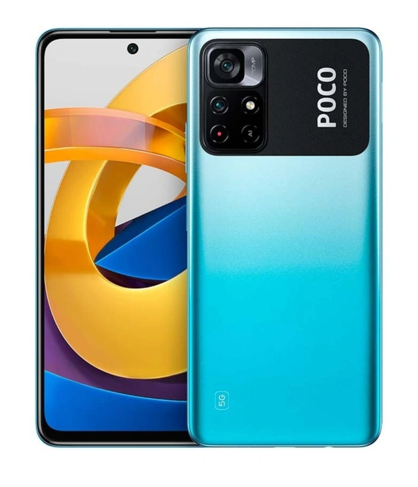 POCO M4 Pro 5G (ool Blue, 128 GB) (8 GB RAM)
