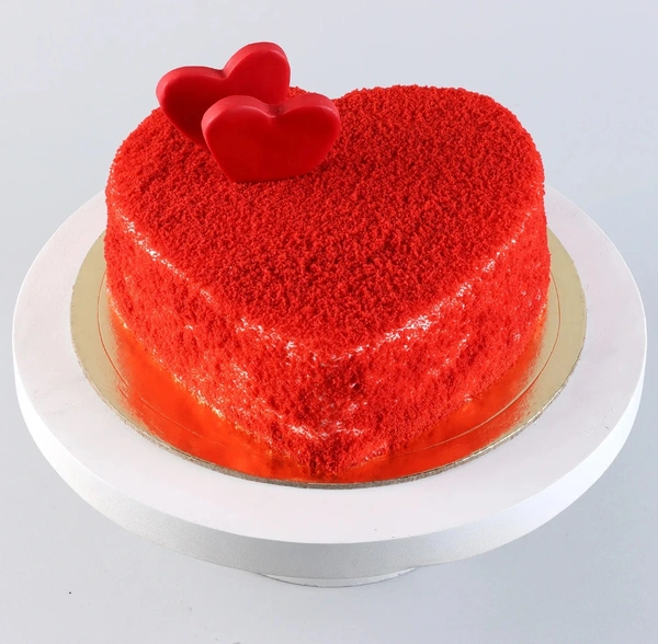 Delicious Red Velvet Cake - Half Kg, Eggless