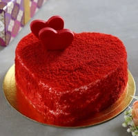 Delicious Red Velvet Cake - Half Kg, Eggless
