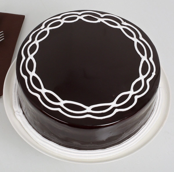 Tasty Chocolate Truffle Cake - Half Kg, Eggless