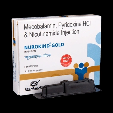nurokind gold injection for vitamin b12 Nurokind-Gold Injection: Price, Uses, Side Effects & How to Use Nurokind Gold injection 2ml Ampoule