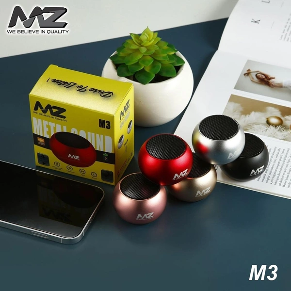 MZ M3 (PORTABLE BLUETOOTH MINI SPEAKER) Dynamic Metal Sound With High Bass 5 W Bluetooth Speaker (Multicolor, Stereo Channel)