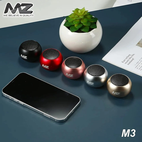 MZ M3 (PORTABLE BLUETOOTH MINI SPEAKER) Dynamic Metal Sound With High Bass 5 W Bluetooth Speaker (Multicolor, Stereo Channel)