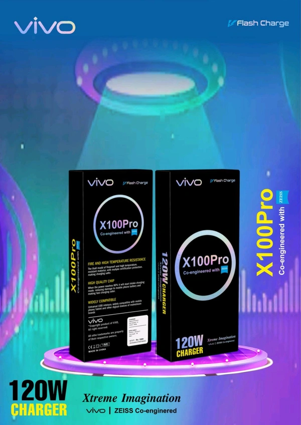 Vivo X100pro 120w Flash Charger (1year Warranty)