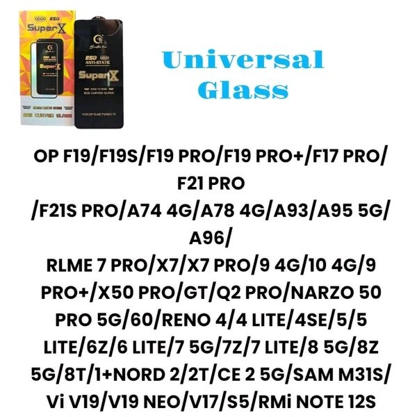 Realme 7pro Glass Super X Universal (7)