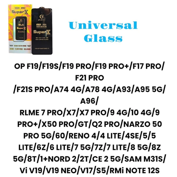 Op F19/F19S / F19 PRO/ F19 PRO+ (5G) Universal SUPER X GLASS
