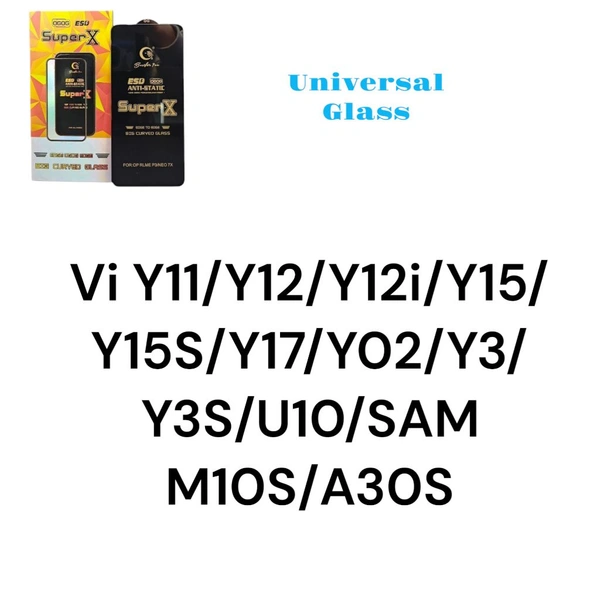 VIVO Y11 / Y12 / Y12i / Y15 / Y15S / Y17 / Y02 / Y3 / Y3S / U10 / SAM M10S / A30S ( Super D Universal Glass )