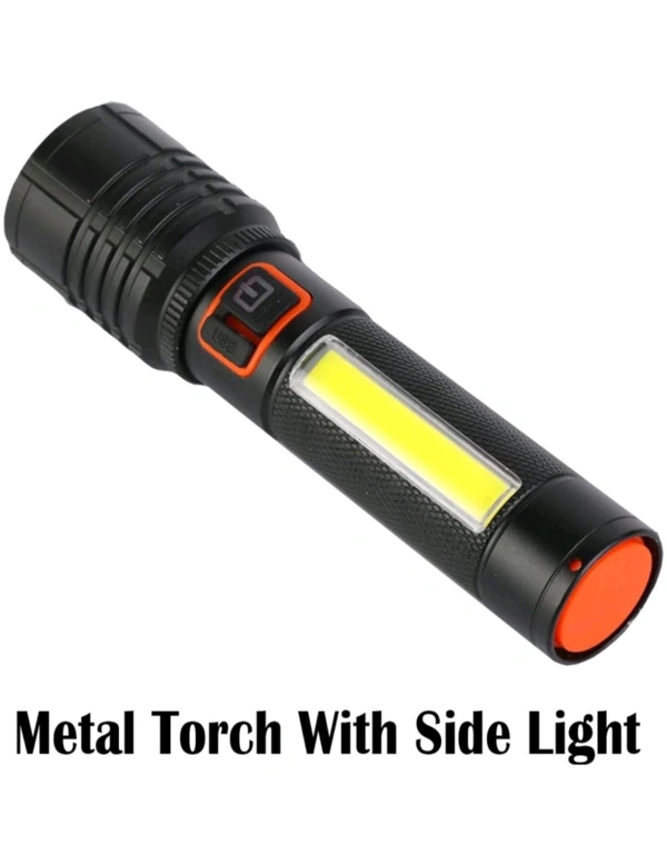 Metal Torch With Side Light Big