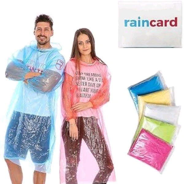 Pocket Sized Rain Card (Hardly Upto 2  Uses Only) 