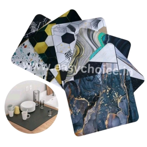 Premium Design Dishes & Vessels Drying Water Absorbing Mats MT003
