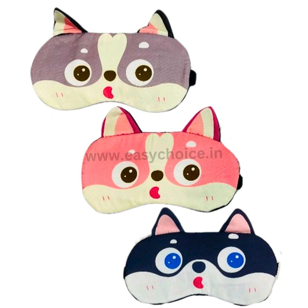 Premium Cute Cartoon Designed Eye Mask With Cooling Gel