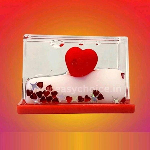 New Trending Cute Mini Wavy Hearts With Shining Glitters (5×3.3cms)