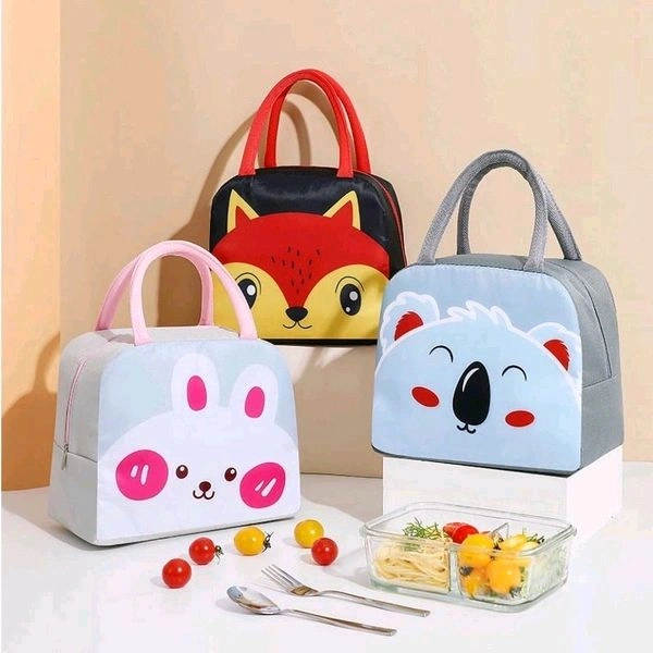 Super Cute Kids Favourite Cartoon Designed Insulated Lunch Bags