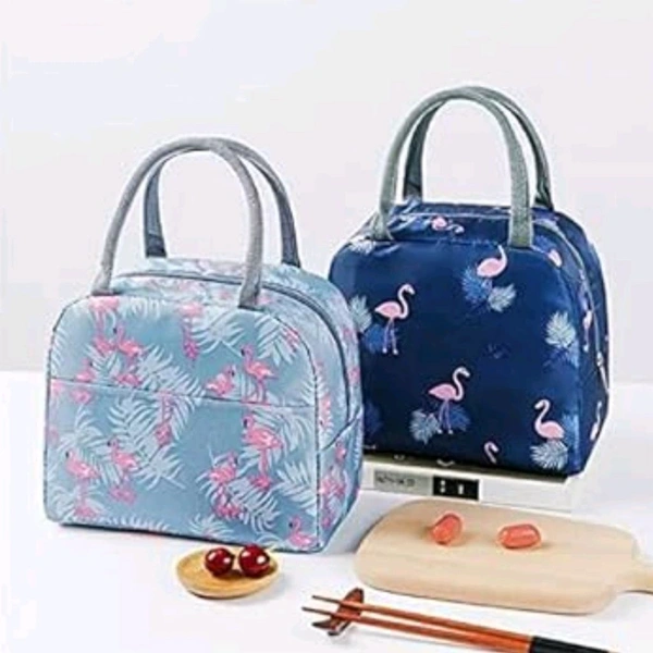 High Quality Cute Design Printed Multicolor Insulated Lunch Bag 