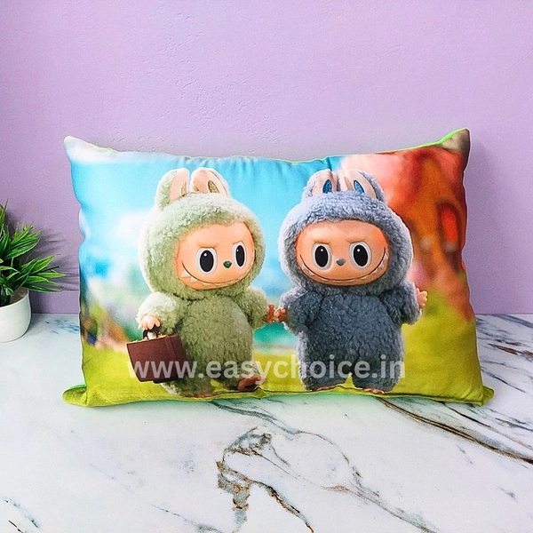 Big Sized Super Cute Treding Lovely Freindly Couple Labubu Pillow (44×30cms) EC951