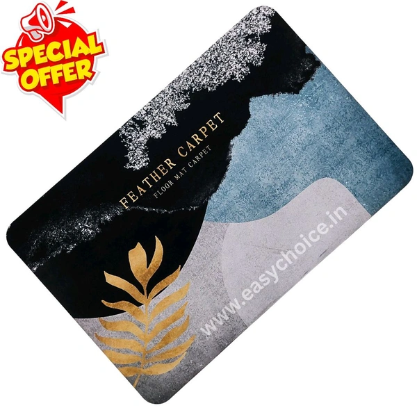 High Quality Feather Carpet Luxury Anti Slip Water Absorbing Mat PM25