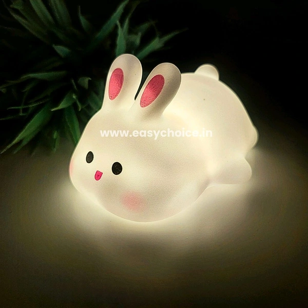 Super Cute Sleeping Bunny With Cute Night Light And Best Gift EC1070