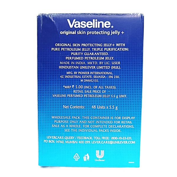 Vaseline Skin Protecting Jelly - ₹5 × 48N