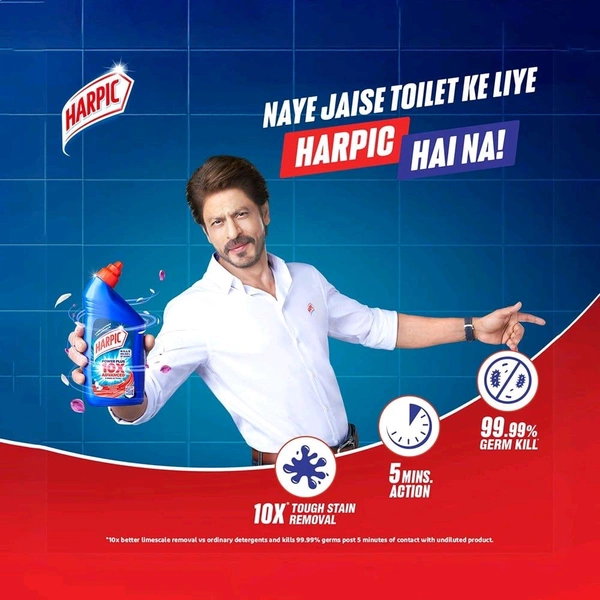 Harpic Disinfectant Liquid Toilet Cleaner - (Original) - 200 ml