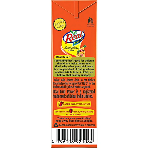 Real Mixed Fruit Juice - ₹20 - (Pack Of 30)