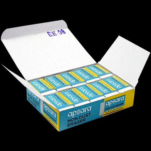 Apsara Non Dust Eraser - ₹3 (Pack Of 20)
