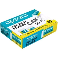 Apsara Non Dust Eraser - ₹3 (Pack Of 20)