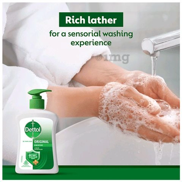 Dettol Original Liquid Handwash (200ml) with Liquid Handwash Refill (175ml)