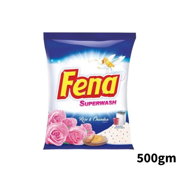 Fena Superwash rose & chandan detergent powder 500 gm