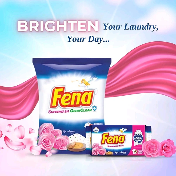 Fena Superwash rose & chandan detergent powder 500 gm