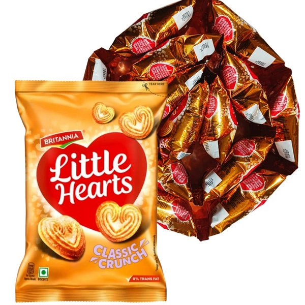 Little Hearts Classic Crunch Biscuit - ₹10 (Pack Of 15)