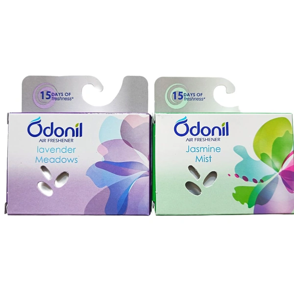 Odonil Air Freshener (Jasmine Mist & Levender Meadows) - ₹25 (Pack Of 10)